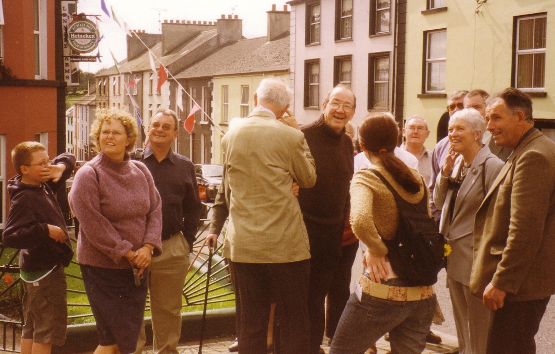 Group of clan members on a historic tour